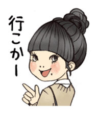 Osaka schoolgirl sticker #201553