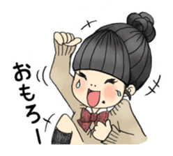 Osaka schoolgirl sticker #201555