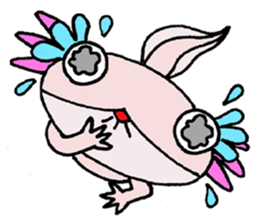 Mr.Mexico salamander sticker #201608