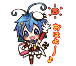 Tetsukuji-kyun & Akisio-tan sticker #201921