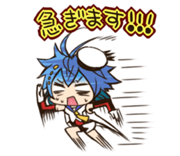 Tetsukuji-kyun & Akisio-tan sticker #201926