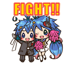 Tetsukuji-kyun & Akisio-tan sticker #201928