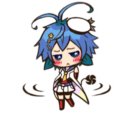 Tetsukuji-kyun & Akisio-tan sticker #201940