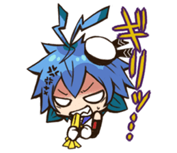 Tetsukuji-kyun & Akisio-tan sticker #201947