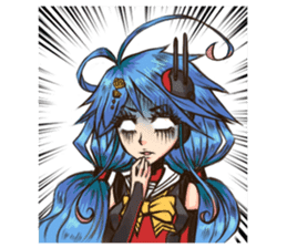 Tetsukuji-kyun & Akisio-tan sticker #201956