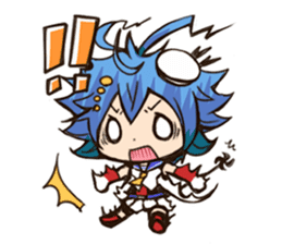 Tetsukuji-kyun & Akisio-tan sticker #201957