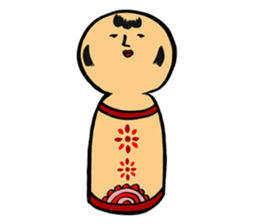 cadisiro kokeshi sticker #202577