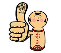 cadisiro kokeshi sticker #202578