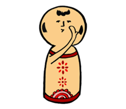 cadisiro kokeshi sticker #202580
