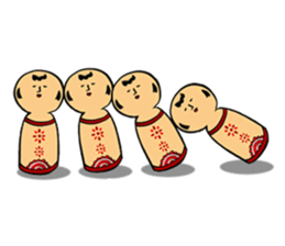 cadisiro kokeshi sticker #202587