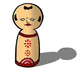 cadisiro kokeshi sticker #202589