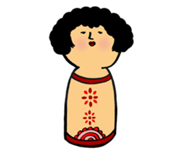 cadisiro kokeshi sticker #202592
