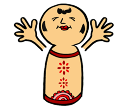 cadisiro kokeshi sticker #202595