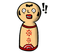 cadisiro kokeshi sticker #202596