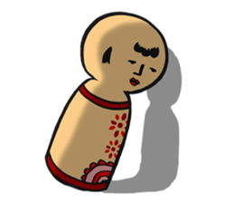 cadisiro kokeshi sticker #202599