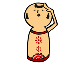 cadisiro kokeshi sticker #202604