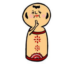 cadisiro kokeshi sticker #202605