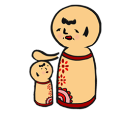 cadisiro kokeshi sticker #202611