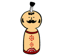 cadisiro kokeshi sticker #202615