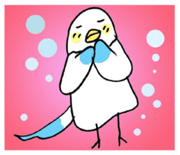 A Seagull wearing a Cat's mask sticker #203059