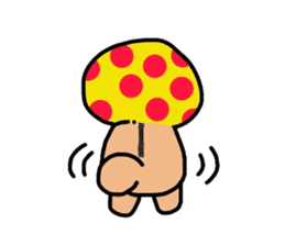 Punk mushroom sticker #203107