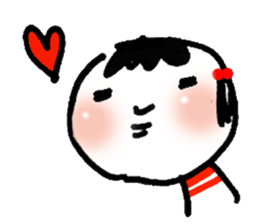 Lovely KOKESHI sticker #203267