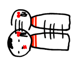 Lovely KOKESHI sticker #203268