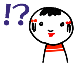 Lovely KOKESHI sticker #203269
