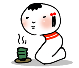 Lovely KOKESHI sticker #203270