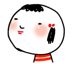 Lovely KOKESHI sticker #203271