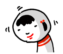 Lovely KOKESHI sticker #203273