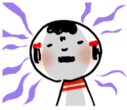 Lovely KOKESHI sticker #203275