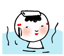 Lovely KOKESHI sticker #203276