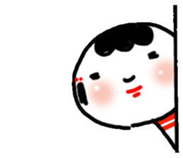 Lovely KOKESHI sticker #203283