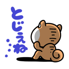 Dialect of Akita and Akita dog Roy sticker #203674