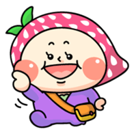 Hood of strawberry sticker #203796