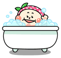 Hood of strawberry sticker #203810