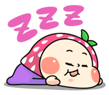 Hood of strawberry sticker #203814