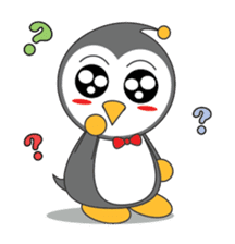 LUCKY : Happy Penguin. sticker #203827