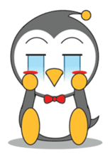 LUCKY : Happy Penguin. sticker #203847