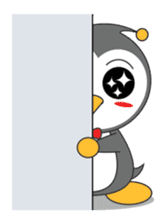 LUCKY : Happy Penguin. sticker #203856