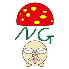 circle face 12 mushroom part 1 sticker #204381