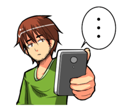 Even I'm working hard! sticker #204537