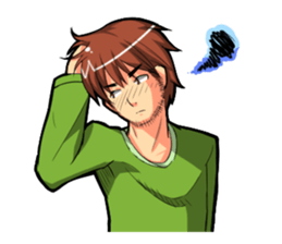 Even I'm working hard! sticker #204539