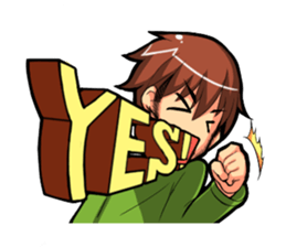 Even I'm working hard! sticker #204557