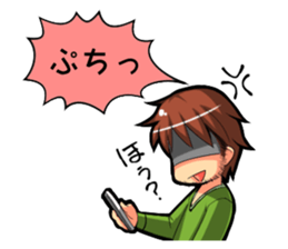 Even I'm working hard! sticker #204574