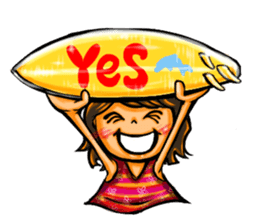 ArtRJ: HAWAII & Surfing (world.var) sticker #204705