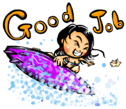 ArtRJ: HAWAII & Surfing (world.var) sticker #204723