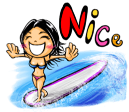 ArtRJ: HAWAII & Surfing (world.var) sticker #204730
