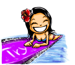 ArtRJ: HAWAII & Surfing (world.var) sticker #204731